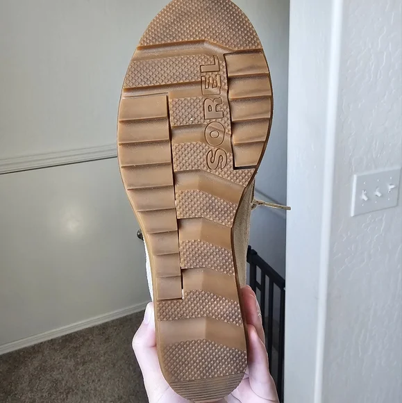 Sorel Evie Lace-Up Wedge Boots Women's Size 8 Waterproof Suede - Picture 13 of 13